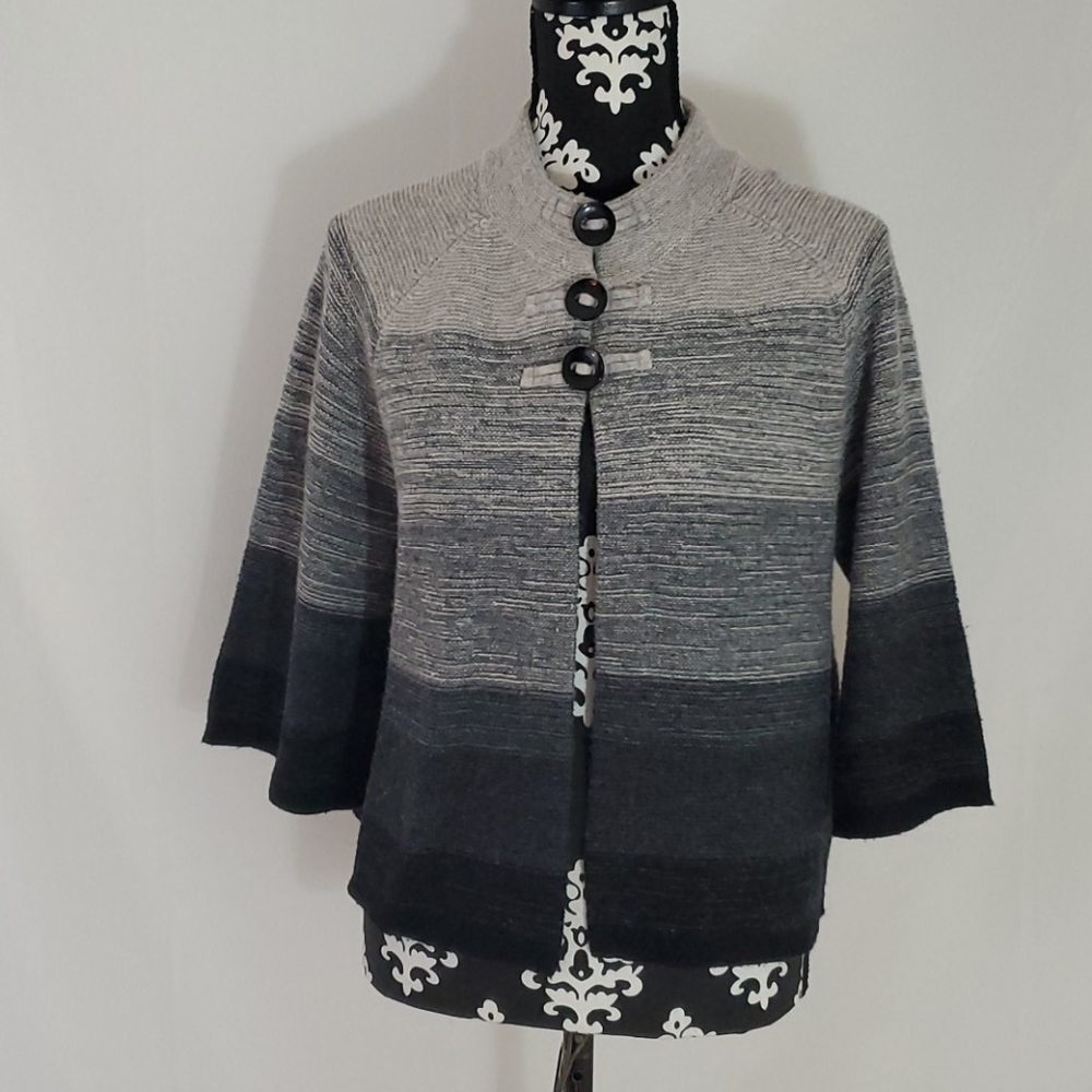 GNW 3/4 sleeve cardigan  Lg